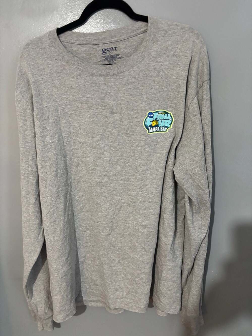 Gear For Sports 2015 NCAA Women's Final Four Tampa Bay Long Sleeve T-Shirt L